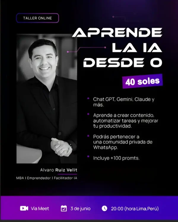 Acceso al webinar Aprende IA desde 0